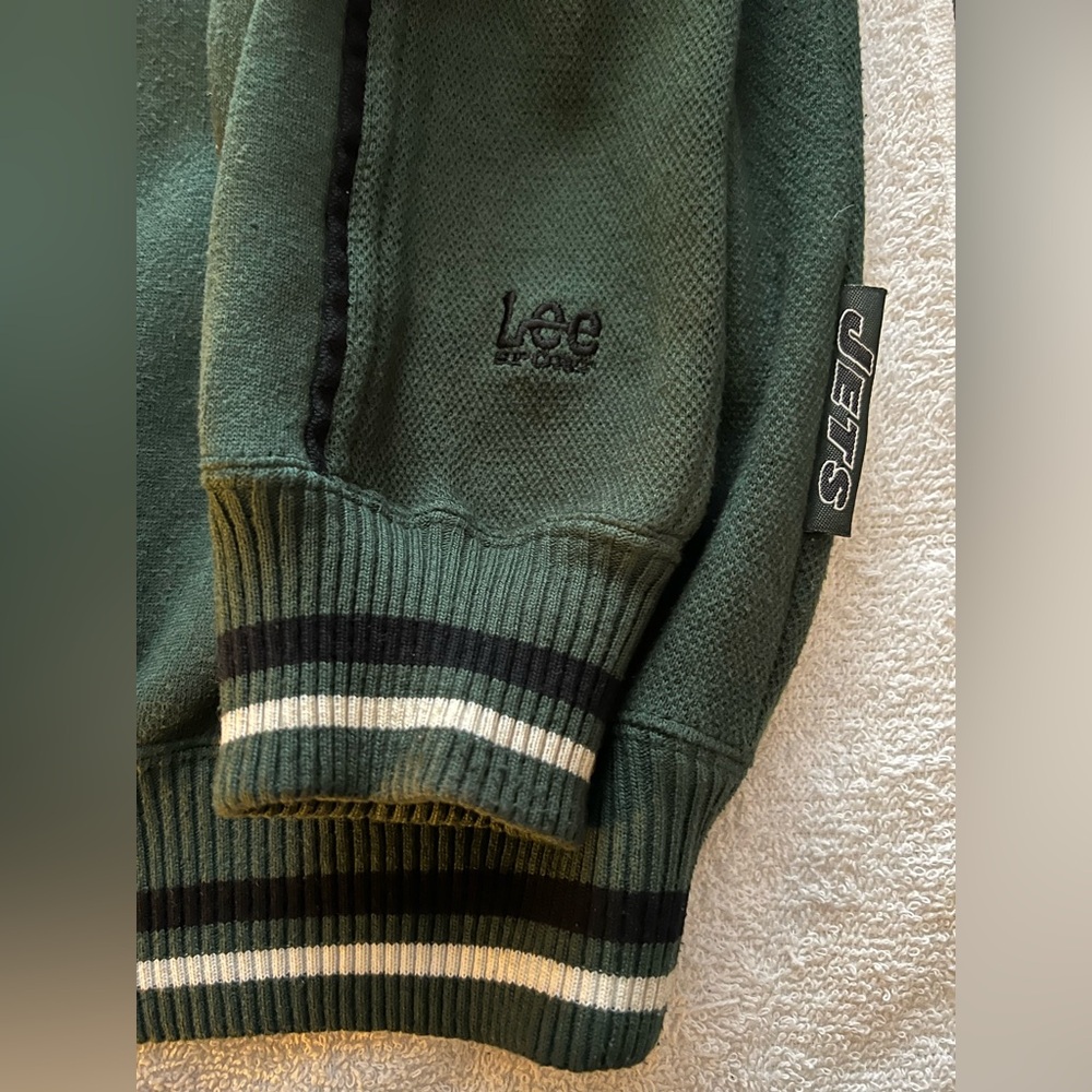 NY JETS Sweater, Large, Pre-Owned with FREE Jets T-Shirt Size XL New With Tags - Picture 6 of 15